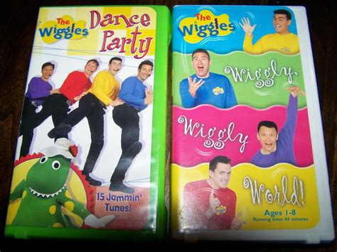 Vhs The Wiggles Dance Party And Wiggly Wiggly World Amyt76inct Flickr