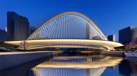 Santiago Calatrava Designs Three Bridges In Huashan A As Architecture