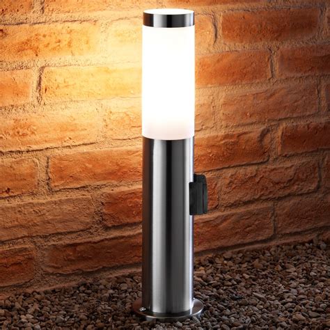 Outdoor Lighting And Exterior Light Fixtures Outdoor Light With Plug Outlet