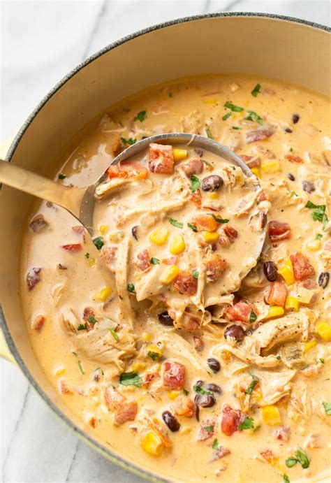 Easy Chicken Taco Soup Salt And Lavender