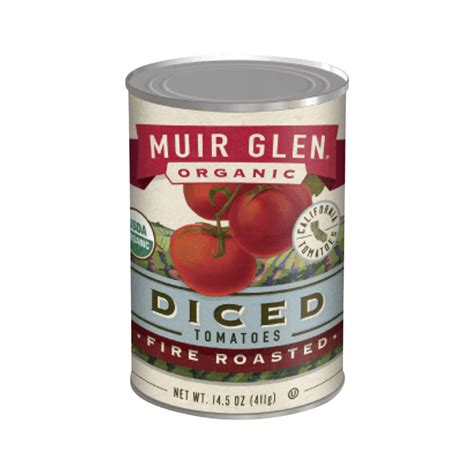 Muir Glen Organic Diced Tomatoes Fire Roasted 793g Wholelife