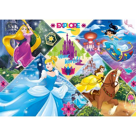 Clementoni Princess Puzzle Supercolor 60 Dílků Maxíkovy Hračky