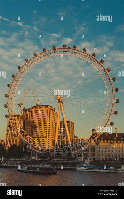 London Eye Is An Observation Wheel And Major Tourist Attraction In