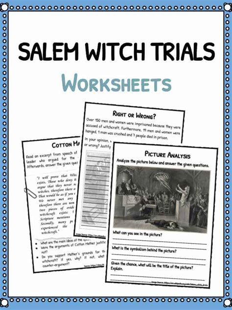 The salem witch trials (also known as the salem witch hunt) resulted in a number of convictions and executions for witchcraft in 1692 in salem, massachusetts. 27 Salem Witch Trials Video Worksheet Answers - Worksheet Project List