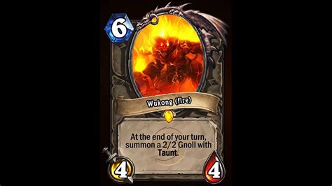 The mode has since been succeeded by all random ultra rapid fire. HEARTHSTONE & LEAGUE OF LEGENDS Fire Wukong card ...