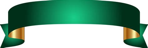 Download Banner Green Banner Ribbon Png Clipart 100687 Pinclipart