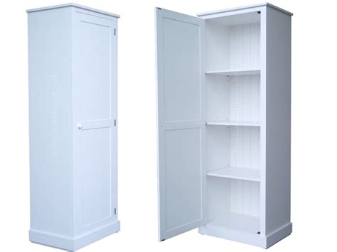 Tall Pantry Cabinet With Solid Wood Cupboardcm Tall White Painted