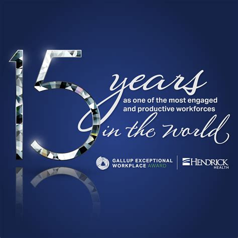 Gallup names Hendrick Exceptional Workplace Award winner for 15