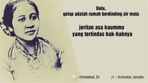 Sebuah puisi atau sajak tentang pahlawan nasional raden ajeng kartini.judulnyajendela kartini,puisi atau sajak karya bang basori ahmad.semoga kita bisa meneruskan perjuangan dan. R.A. Kartini (Musikalisasi Puisi) - YouTube