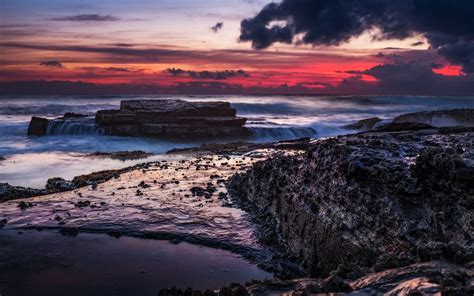 Papel De Parede Mar Céu Corpo De água Costa Oceano Promontório