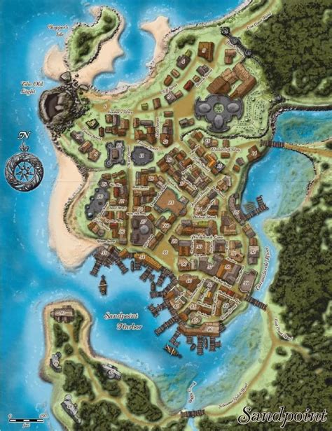Sandpoint Golarion Fantasy City Map Fantasy World Map Fantasy Map