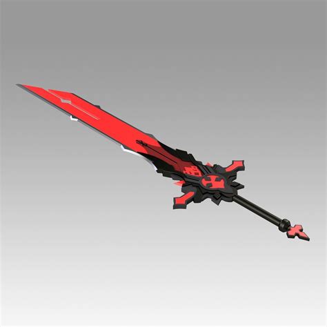 Genshin Impact Diluc Wolf Gravestone Claymores 3d Model 3d Printable
