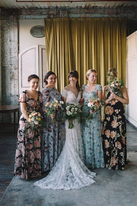 Floral Bridesmaid Dresses Are The Latest Trend In Wedding