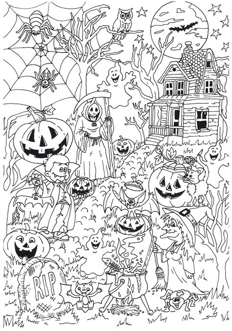 Coloriage Halloween A Imprimer Coloriage Halloween A Imprimer The