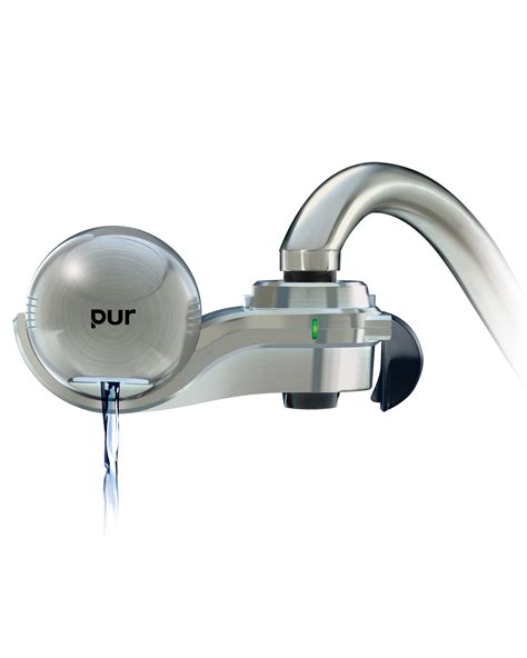 Among the common types of drinking water filters are ceramic, activated carbon, ultraviolet or uv, distillers, and reverse osmosis. PUR Faucet Water Filter, FM-9000B, Stainless Steel Style ...