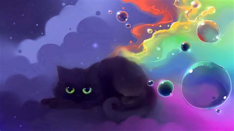 Purple Cat Wallpapers Wallpaper Cave