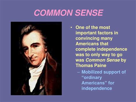 The limits of common sense. PPT - COMMON SENSE PowerPoint Presentation, free download ...