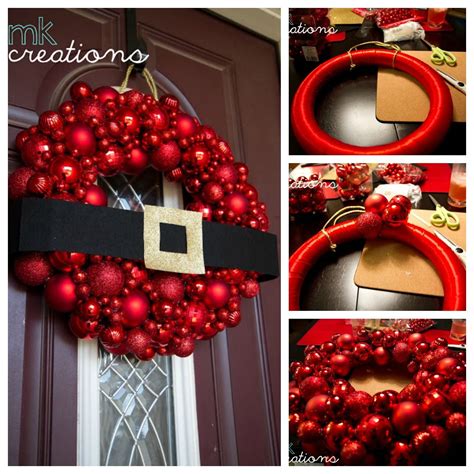 It is available in high gloss and satin finishes. DIY Santa Ornament Wreath Tutorial Pictures, Photos, and ...