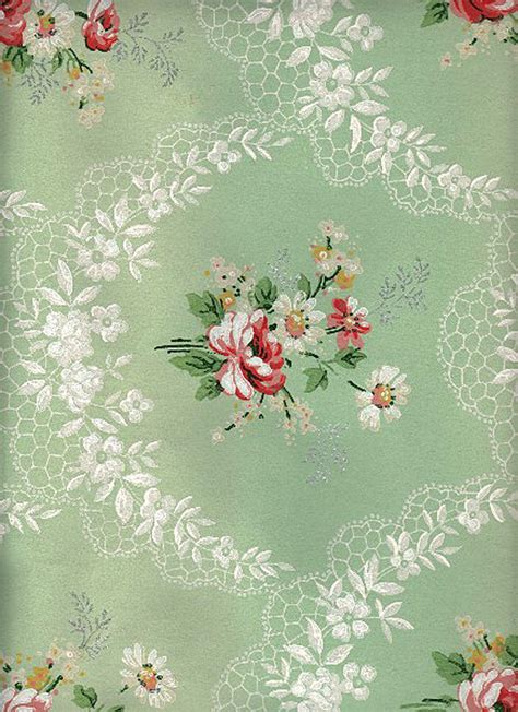 12 Vintage Wallpapers Cabbage Roses And More Vintage Floral
