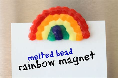 Melted Bead Rainbow Magnet I Can Teach My Child