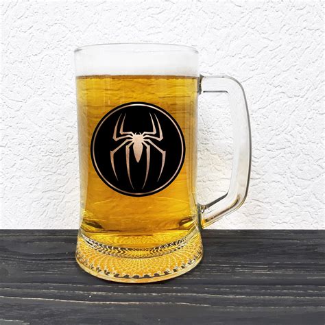 Spider-Man Beer Mug Comics Beer Stein Gift For Dad | Etsy