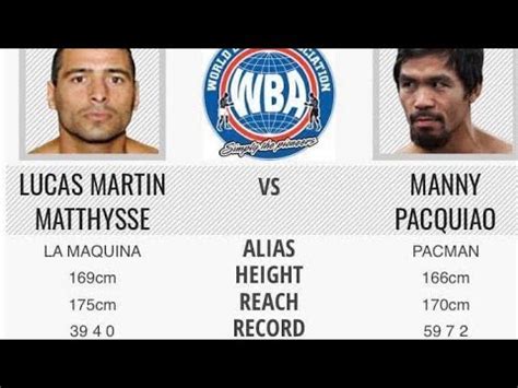 View fight card, video, results, predictions, and news. Manny Pacquiao vs lucas Matthysse Fight highlights - YouTube