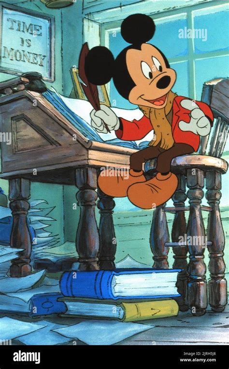 Mickey Mouse Mickeys Christmas Carol 1983 Stock Photo Alamy