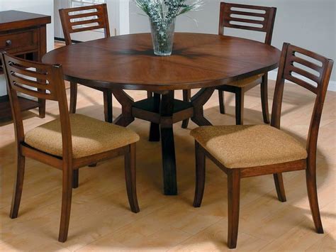 Home Priority Outstanding Round Expandable Dining Table Designs