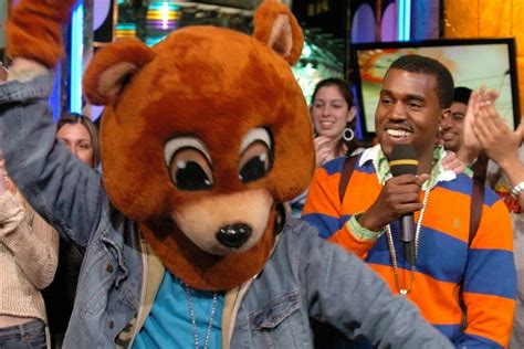 Kanye West Throwback To The College Style Of The Dropout Bear Nimble