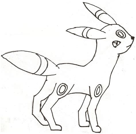 Pokemon Umbreon Drawing By 1ge1co1 On Deviantart