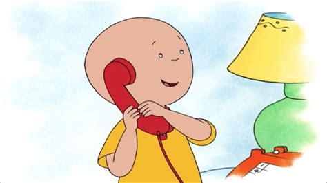 Cartoon Caillou Calling Friends Over Videos For Kids