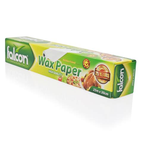 Wax paper has similar characteristics with parchment paper. WAX PAPER 25M X 30 CM (1 PIECE) - Falcon Pack Online