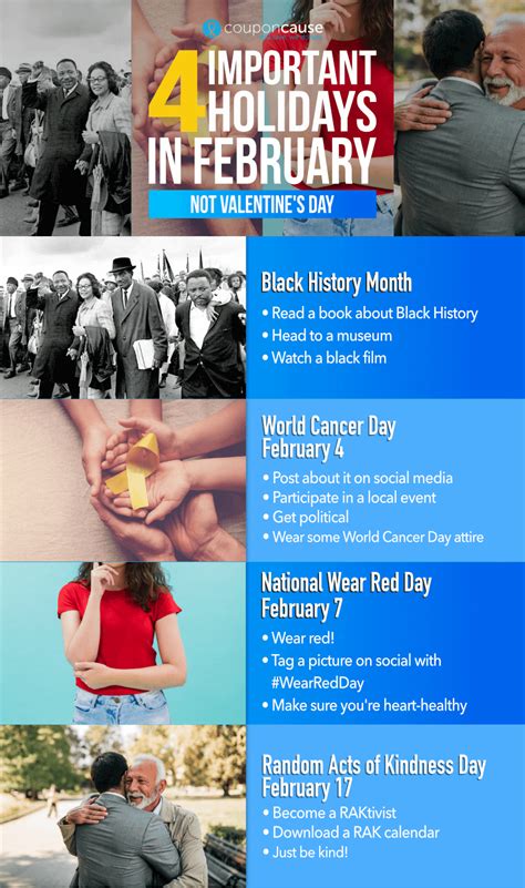 Learn about holidays you never heard of. 4 Important Holidays in February NOT Valentine's Day - CouponCause.com