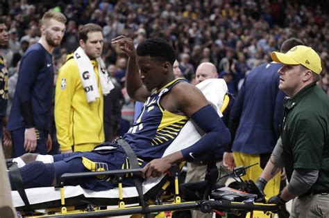 Raptors vs pacers january 23, 2019 nba season 警告：視頻禁 victor oladipo makes his return from a knee injury that kept him sidelined for over a year and hits a. Victor Oladipo Out for the Season with Serious Knee Injury ...