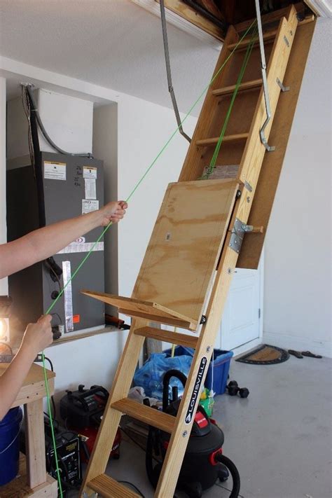 Store Items In Your Attic With Ease With This Diy Attic Storage Lift
