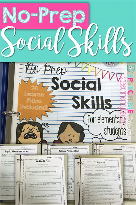 No Prep Social Skills in 2020 | Social skills lessons, Teaching social skills, Social skills