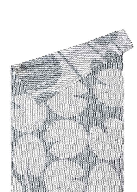 Fine Little Day Water Lilies Plastic Rug Grey