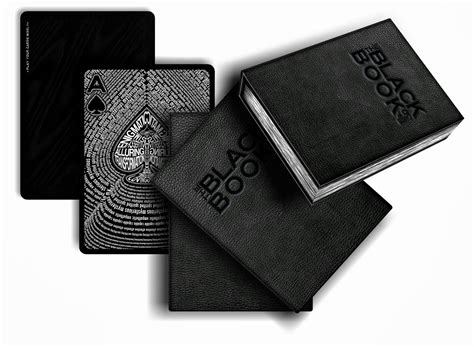 This means there are 26 black cards in a deck. The Black Book of Cards : A Typographic Deck on Packaging of the World - Creative Package Design ...