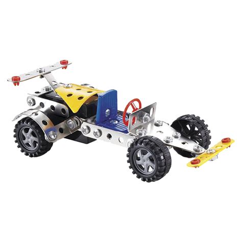 93 Pcs Metal Construction Diy Toy Vehicle Racing Car Model Building