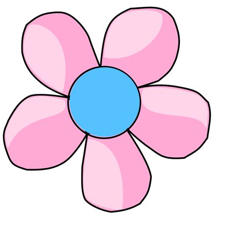 Daisy Pink And Blue PNG, SVG Clip art for Web - Download Clip Art, PNG png image