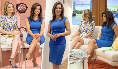 Susanna Reid Flaunts Her Enviable Curves And Slim Pins In Figure Hugging Blue Dress Tv Radio