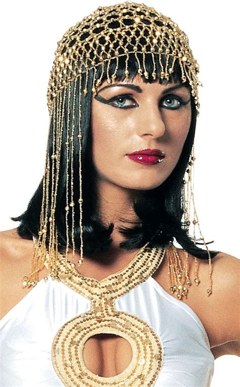 deluxe beaded egyptian headpiece egyptian costumes cleopatra wig cleopatra halloween