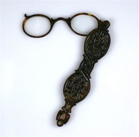 Victorian Tortoiseshell Hand Carved Lorgnette For Sale At 1stdibs