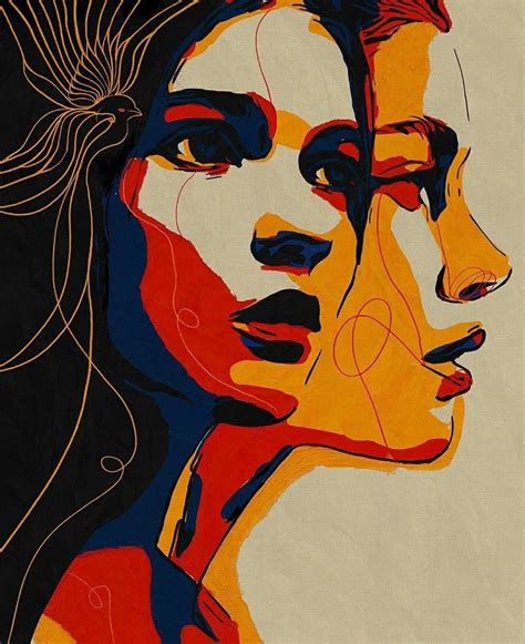 Made By Juca Maximo Arte Pop Arte Inspo Abstract Portrait Painting