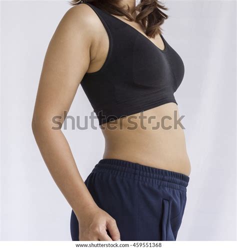Belly Bulge Woman Stock Photo Edit Now