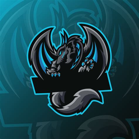 Dragon Logo Template Esport Gaming 8155650 Vector Art At Vecteezy