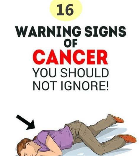16 Early Warning Signs Of Cancer In Your Body Should Not Ignore