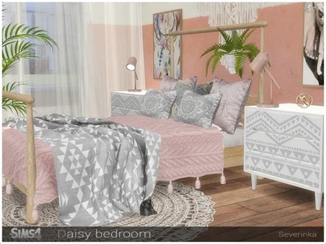 The Sims Resource Daisy Bedroom By Severinka Sims 4 Downloads