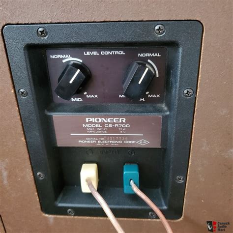 Pioneer Cs R700 Speakers Metal Midrange Compression Driver Rare