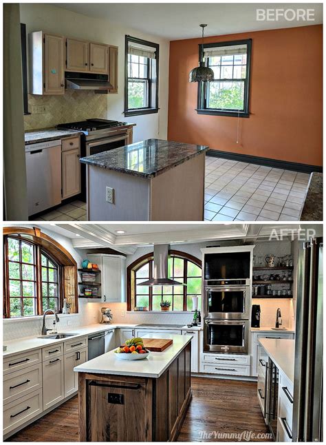 kitchen makeovers kitchen remodel before and after wall removal final design packets include